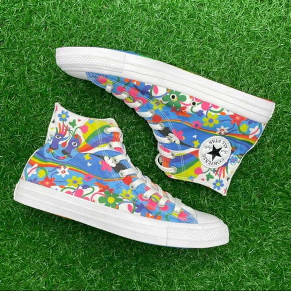 Converse All Star Chuck Taylor Ctas Hi Rainbow Lgbtq Pride - Picture 7 of 8